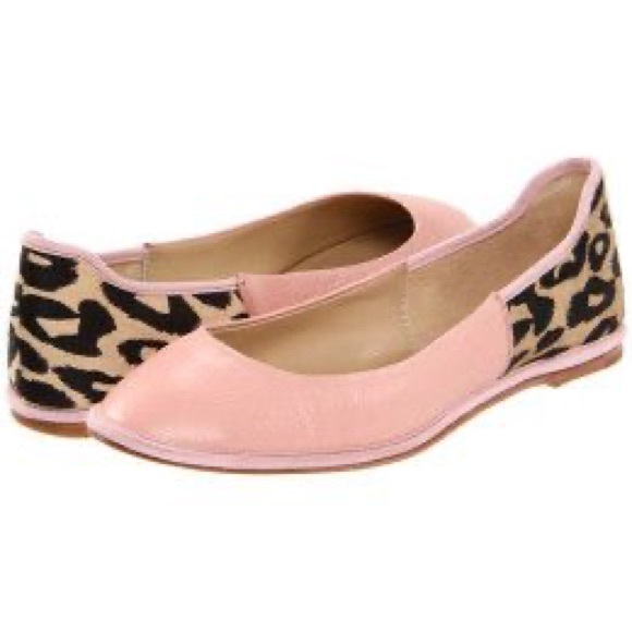 Diane Von Furstenberg Shoes - DVF Pink Botswana Ballet Flat in Rose/Leopard